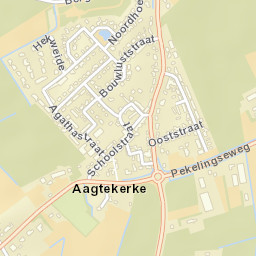 Aagtekerke Street Map