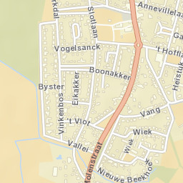 Ulvenhout Street Map