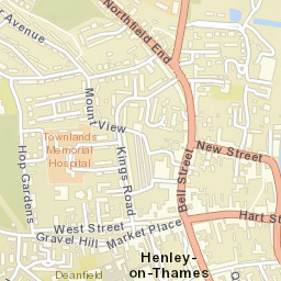  Henley-on-Thames, Oxfordshire County RG9 2AU, UK Street Map