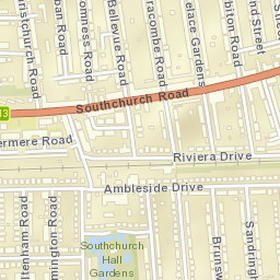 Southchurch Village Street Map