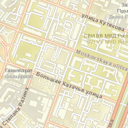 Saratov Street Map