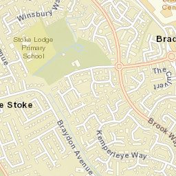 Brook Way, Bradley Stoke, South Gloucestershire BS32, UK Street Map