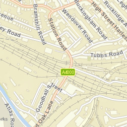  London Borough of Brent, NW10, UK Street Map