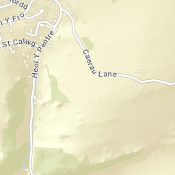 Pentyrch Street Map