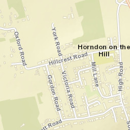 Horndon on the Hill Street Map