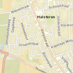 Halsteren Street Map