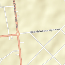 Sosnytsya Street Map