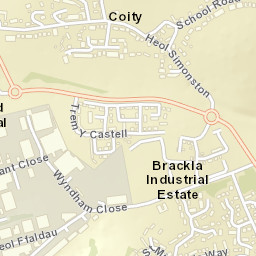 Coity Street Map