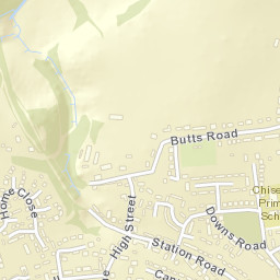 Chiseldon Street Map