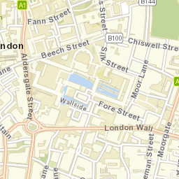 Barbican Street Map