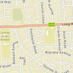 Canvey Island Street Map