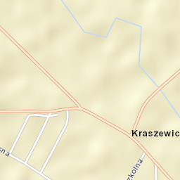 Kraszewice Street Map