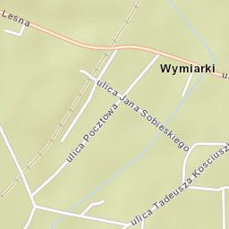 Wymiarki Street Map
