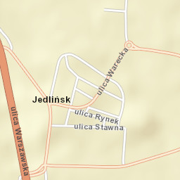 Jedlińsk Street Map