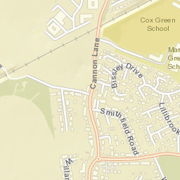 Cannon Ln, Maidenhead, Windsor and Maidenhead SL6, UK Street Map