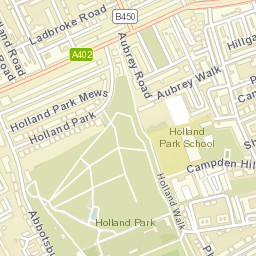  Royal Borough of Kensington and Chelsea, W11, UK Street Map