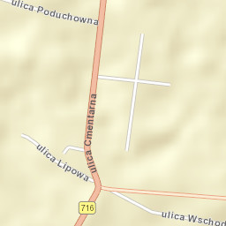 Moszczenica Street Map
