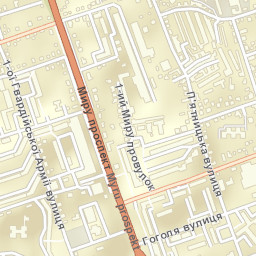 Chernihiv Street Map