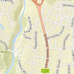 Heathfields, Bristol, South Gloucestershire Street Map