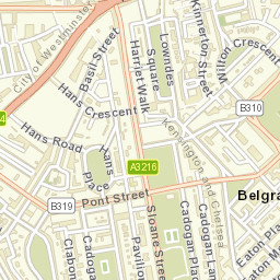 7 Lyall St, Belgravia, City of Westminster, SW1X, UK Street Map