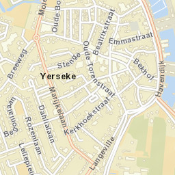 Yerseke Street Map