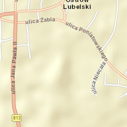 Ostrów Lubelski Street Map