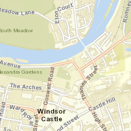 London Windsor Castle Street Map