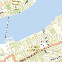 27 Park Row London SE10 9NL UK Street Map