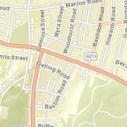 Abbey Wood Street Map