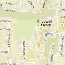 Chadwell St Mary Street Map