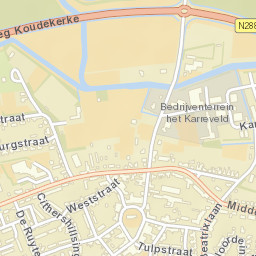 Koudekerke Street Map