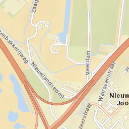 Nieuw- en Sint Joosland Street Map