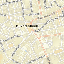 Hilvarenbeek Street Map