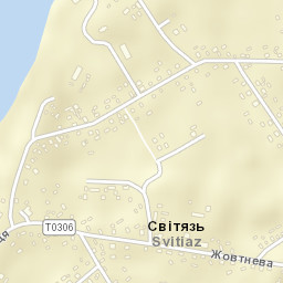 Svityaz’ Street Map
