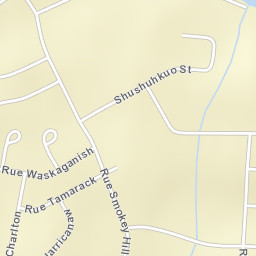 Waskaganish Street Map