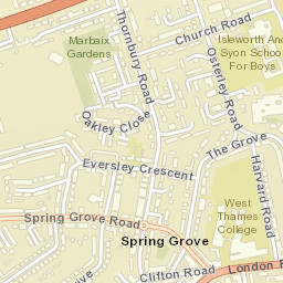 Isleworth Street Map