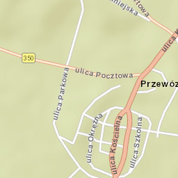 Przewóz Street Map