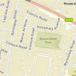 288 Bath Road, Hounslow, Greater London  Street Map