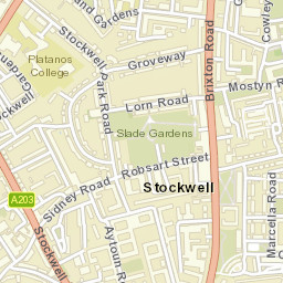 253 Brixton Road, London, Greater London Street Map