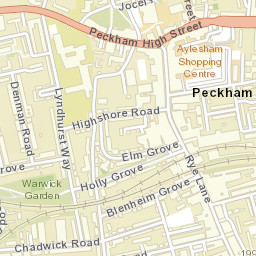 Peckham Street Map