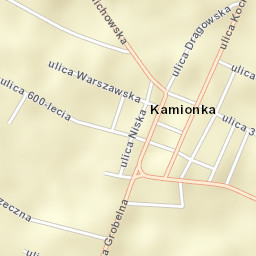 Kamionka Street Map