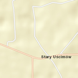 Uścimów Stary Street Map