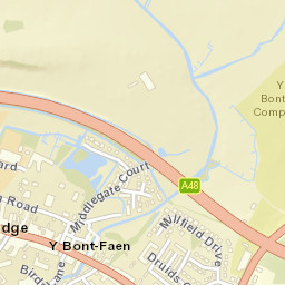 Town Hall Square, Cowbridge, Vale of Glamorgan  Street Map