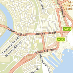 E Bute St, Cardiff CF10, UK Street Map