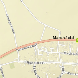 Marshfield Street Map