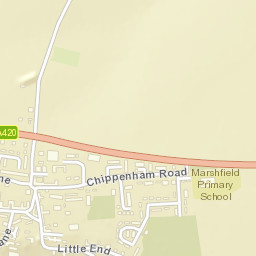 1 Market Place, Marshfield, Chippenham Street Map