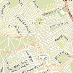 27 Worcester Rd, Clifton, Bristol BS8, UK Street Map