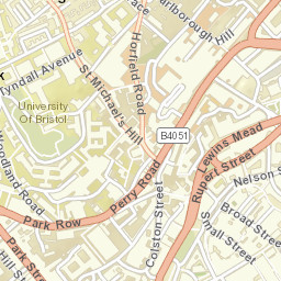 Bristol Street Map