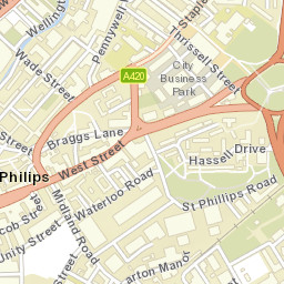 13 Midland Rd, St Philips, Bristol, BS2 0JT, UK Street Map