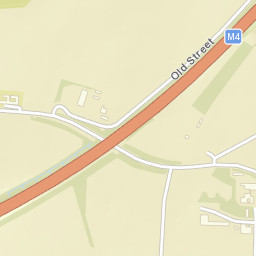 M4, Thatcham, West Berkshire RG18, UK Street Map